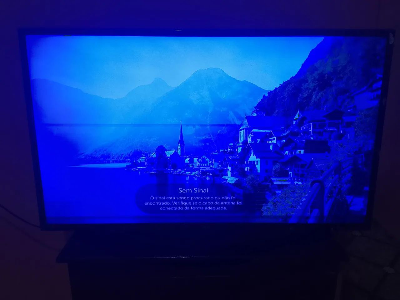 TV LG 50 polegadas dhd 4k com defeito na tela de baixo  - Foto 2