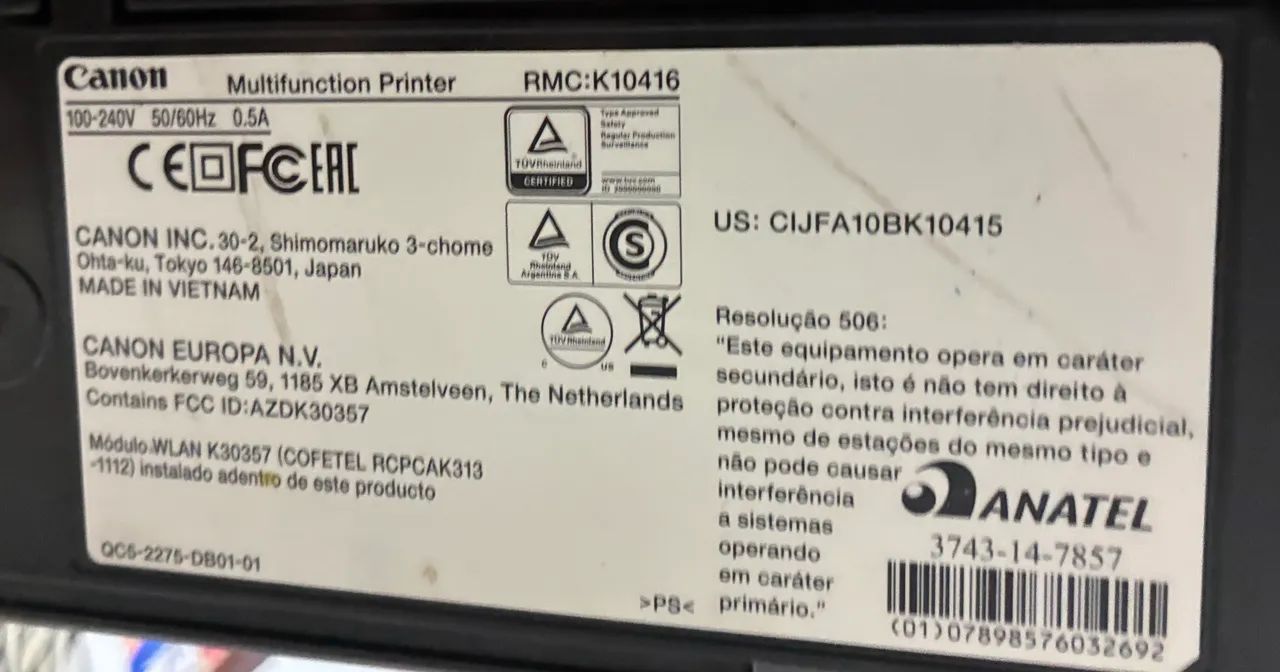 Canon PIXMA E410 - Multifuncional 