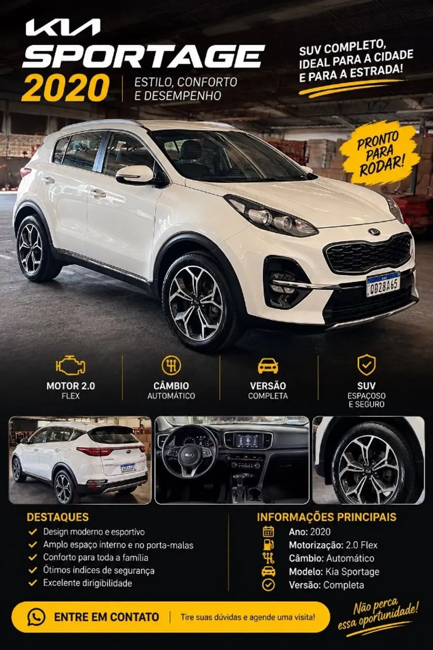 KIA Sportage Sportage EX 2.0 16V/ 2.0 16V Flex Aut. 2020