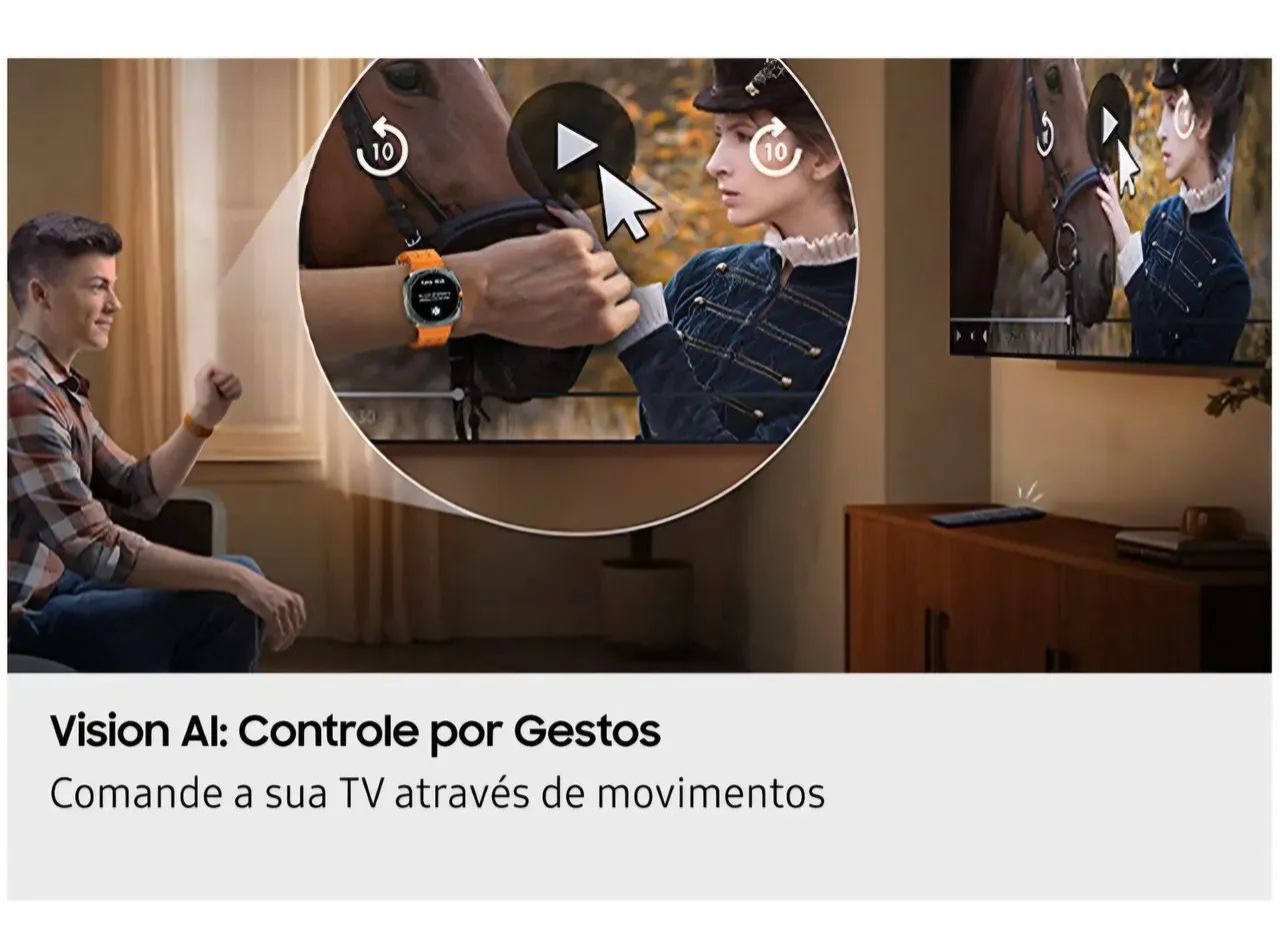 Tv Samsung 55 polegadas QLed - Foto 4