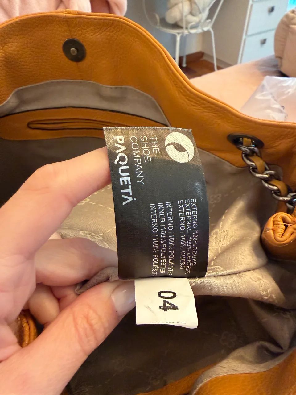 Bolsa Capodarte amarela  - Foto 5