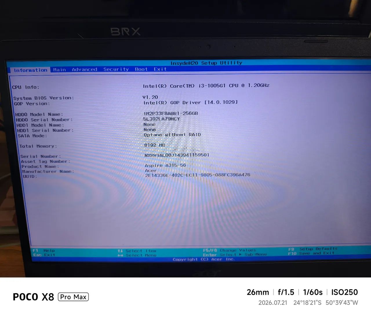 Acer a315-56-311j