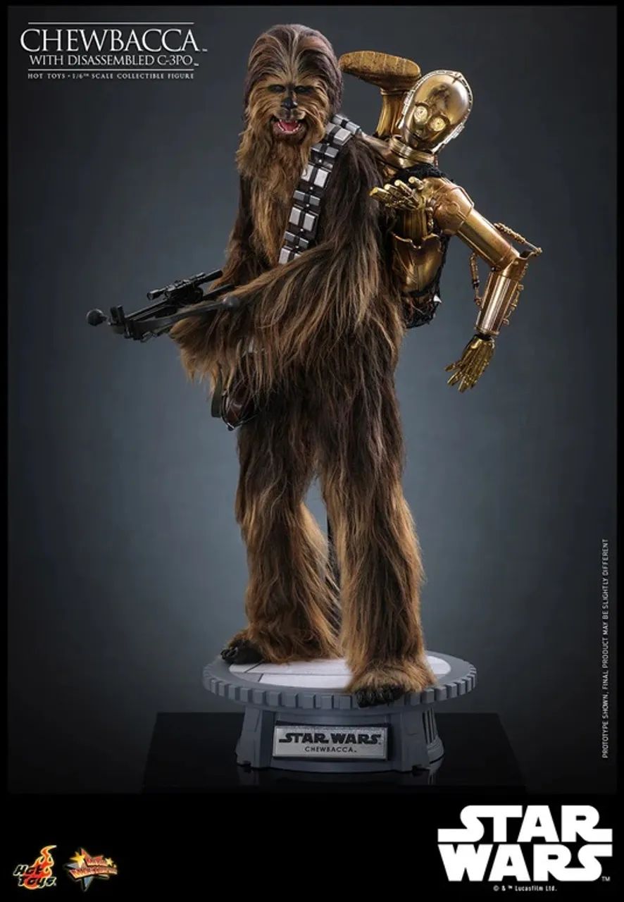 Hot Toys Chewbacca & C3PO  - Foto 4