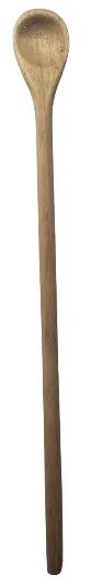 Colher de Madeira Artesanal c/ Cabo Longo (30 cm) -- Rústica para Cozinha, Panelas, Jarras