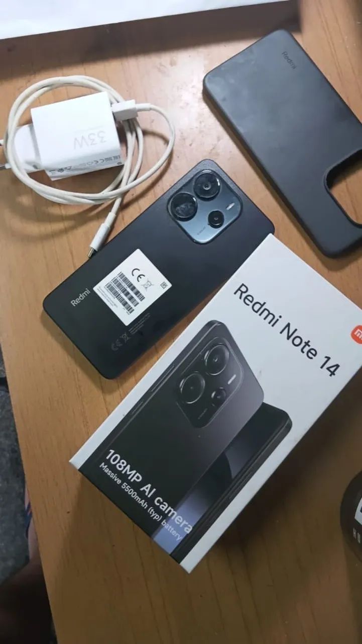 Redmi note 14 em excelente estado - Foto 3