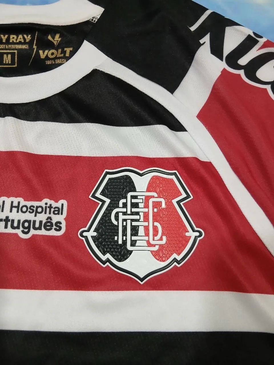 Camisa do Santa Cruz 2025 Volt #6 de jogo Tamanho M perfeita  - Foto 4