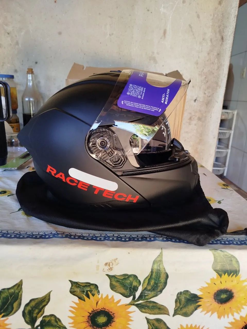 Capacete race tech novo - Foto 3