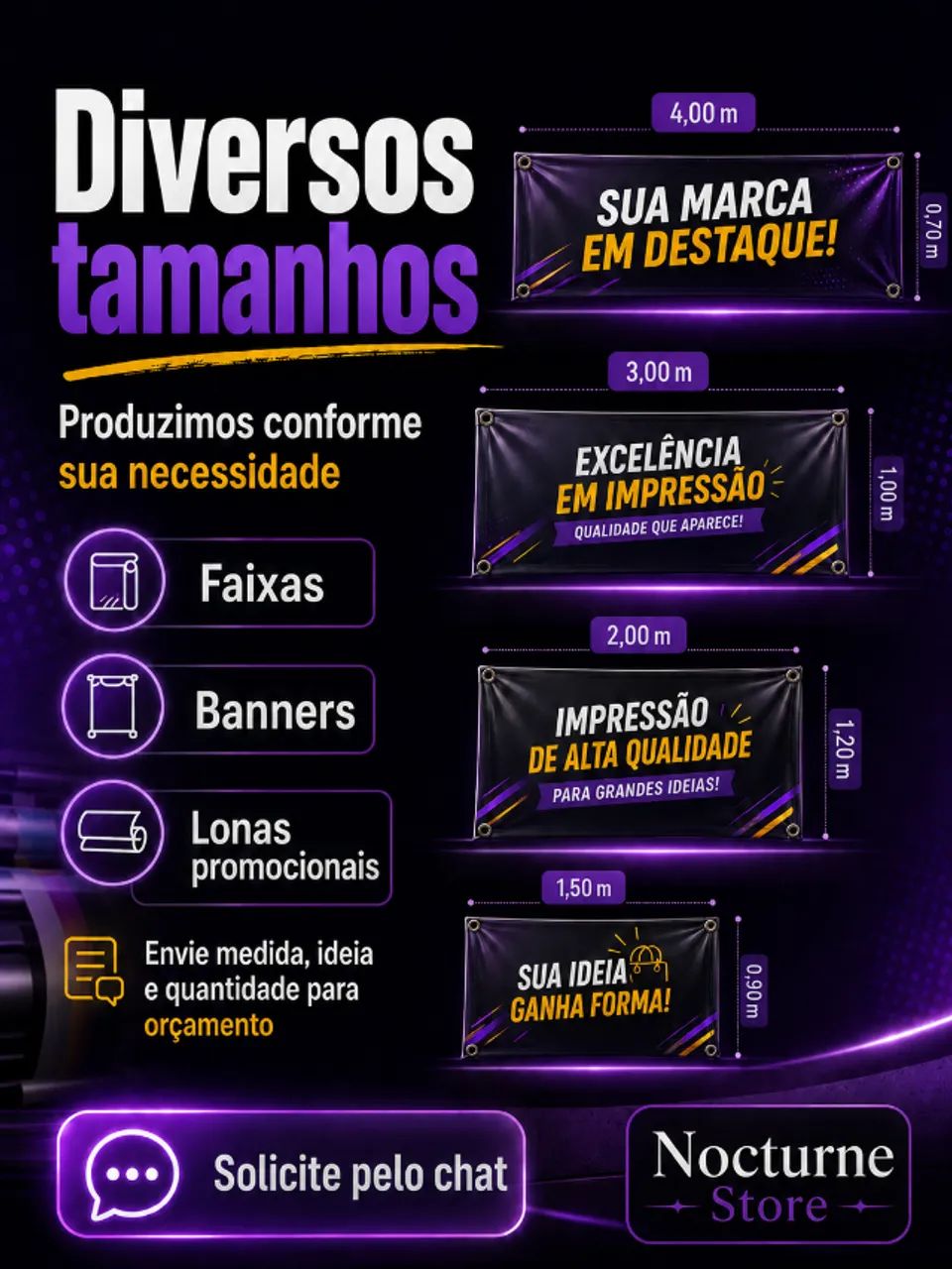 Banner e Faixa Personalizada | Impressão em Lona - Foto 2