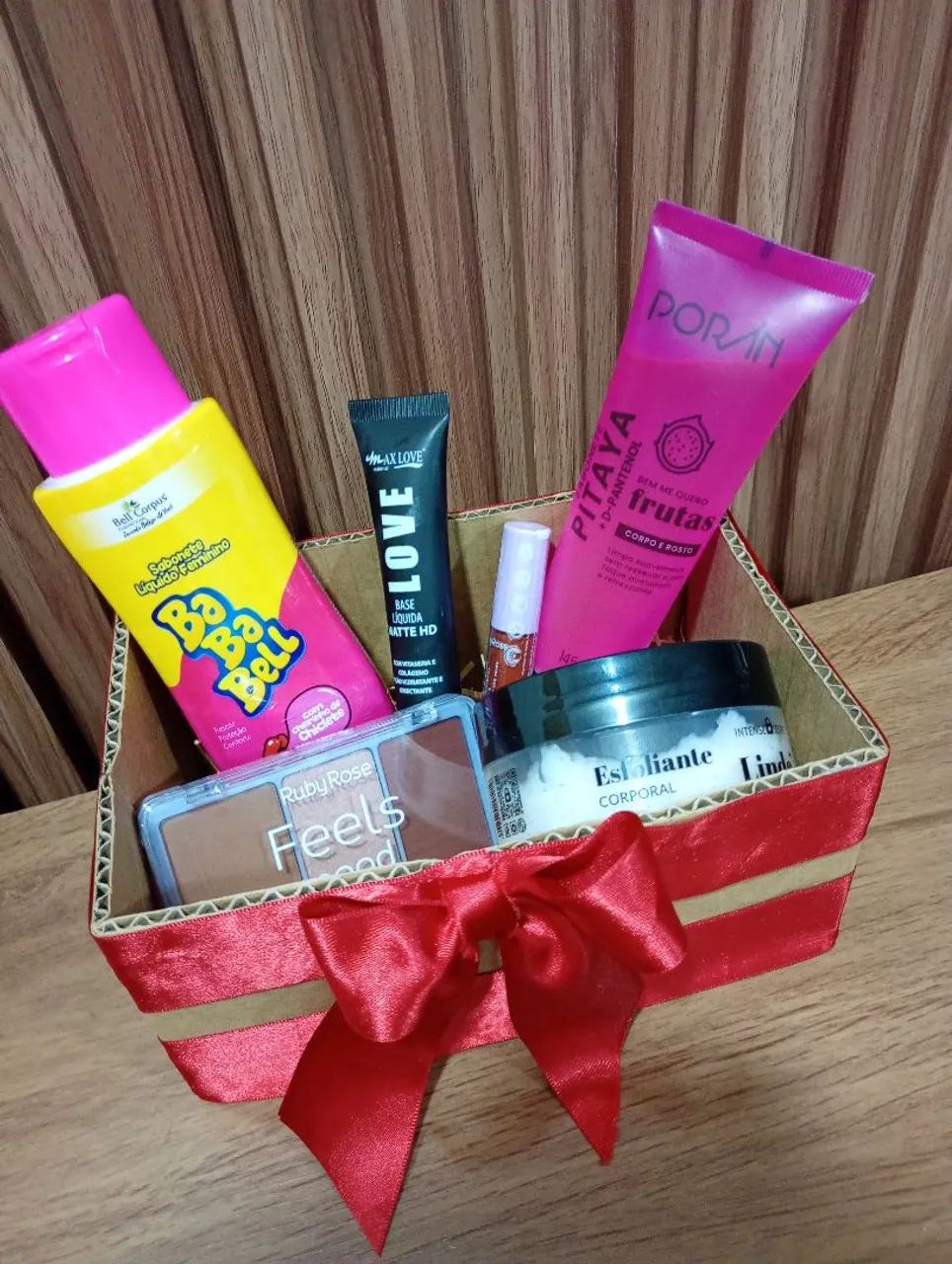 Kit cuidados com a pele e corpo