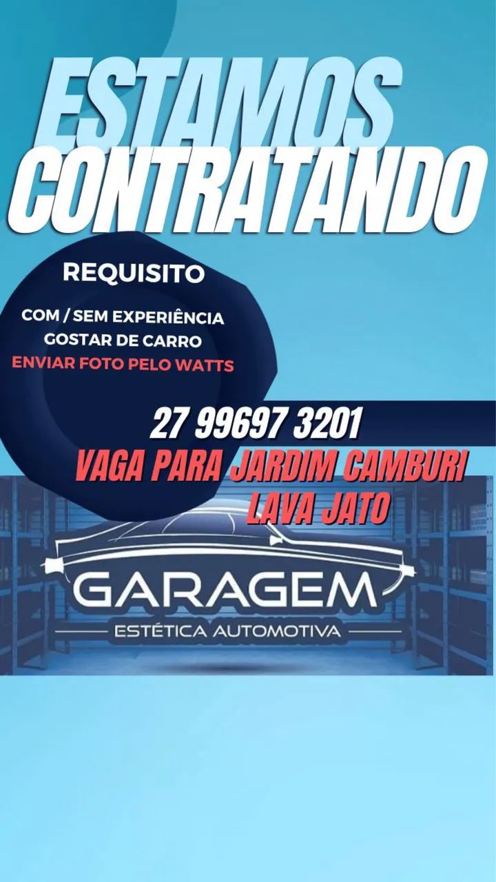 Vaga para homens