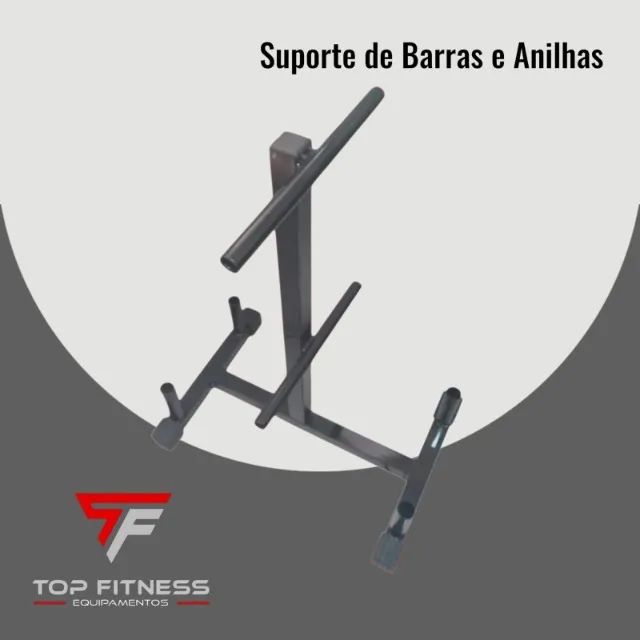 Suporte de Barras e Anilhas 04 Pontas 