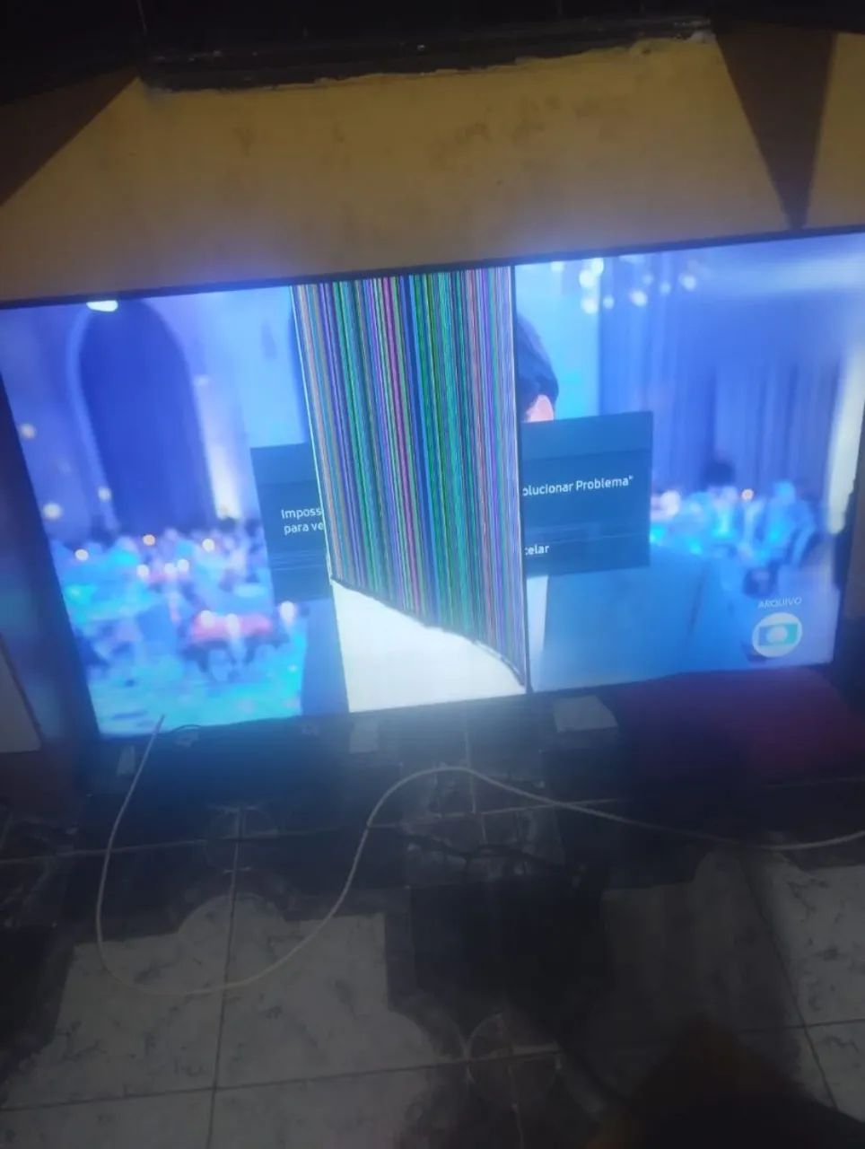 Tv Samsung de 60 polegadas com display queimado  - Foto 2