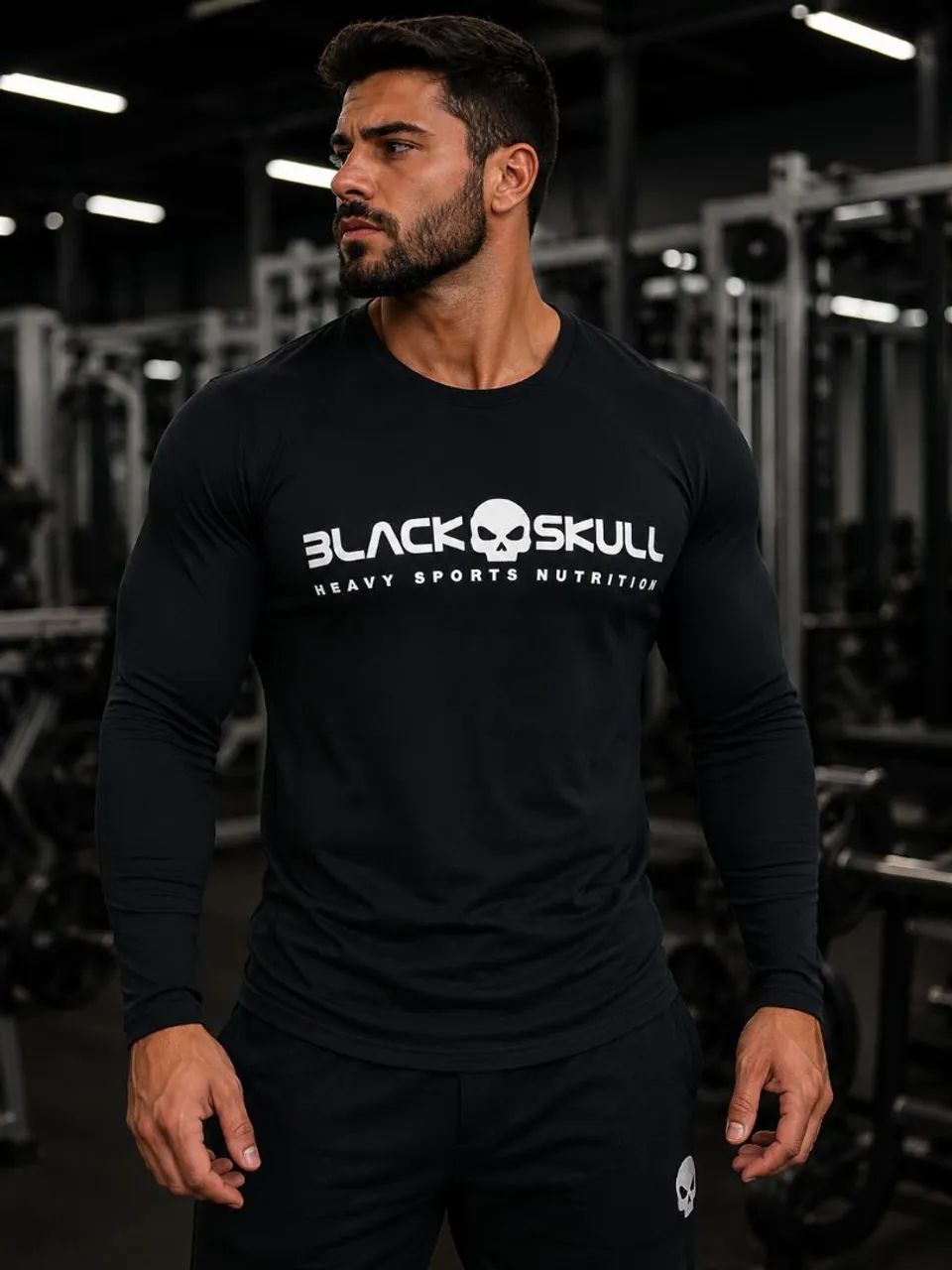 Camisa Manga Longa Punisher Justiceiro  Black Skull UFC - Foto 4