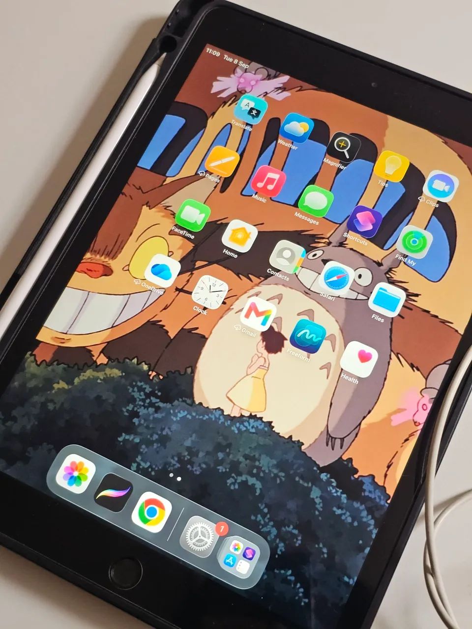 Ipad 8a geração 128gb com apple pencil - Foto 2