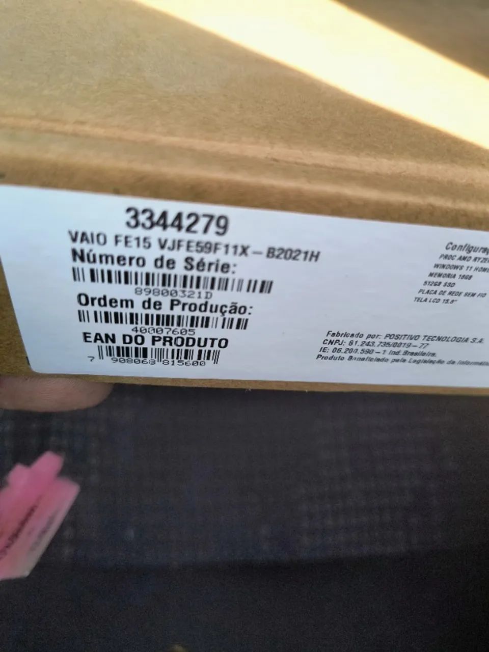 Notebook VAIO FE15 Ryzen 5 5500U | 16GB RAM | SSD 512GB  - Foto 3