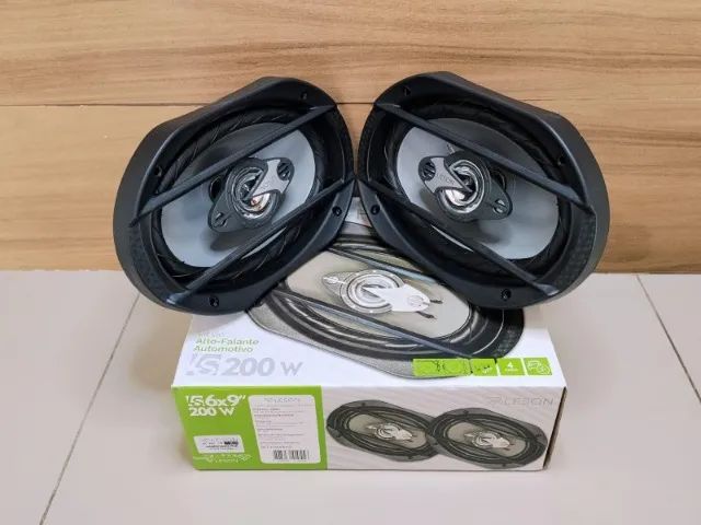 Par de Alto Falantes Leson 6x9 Polegadas 200w Rms (Novo na Caixa) - Foto 2
