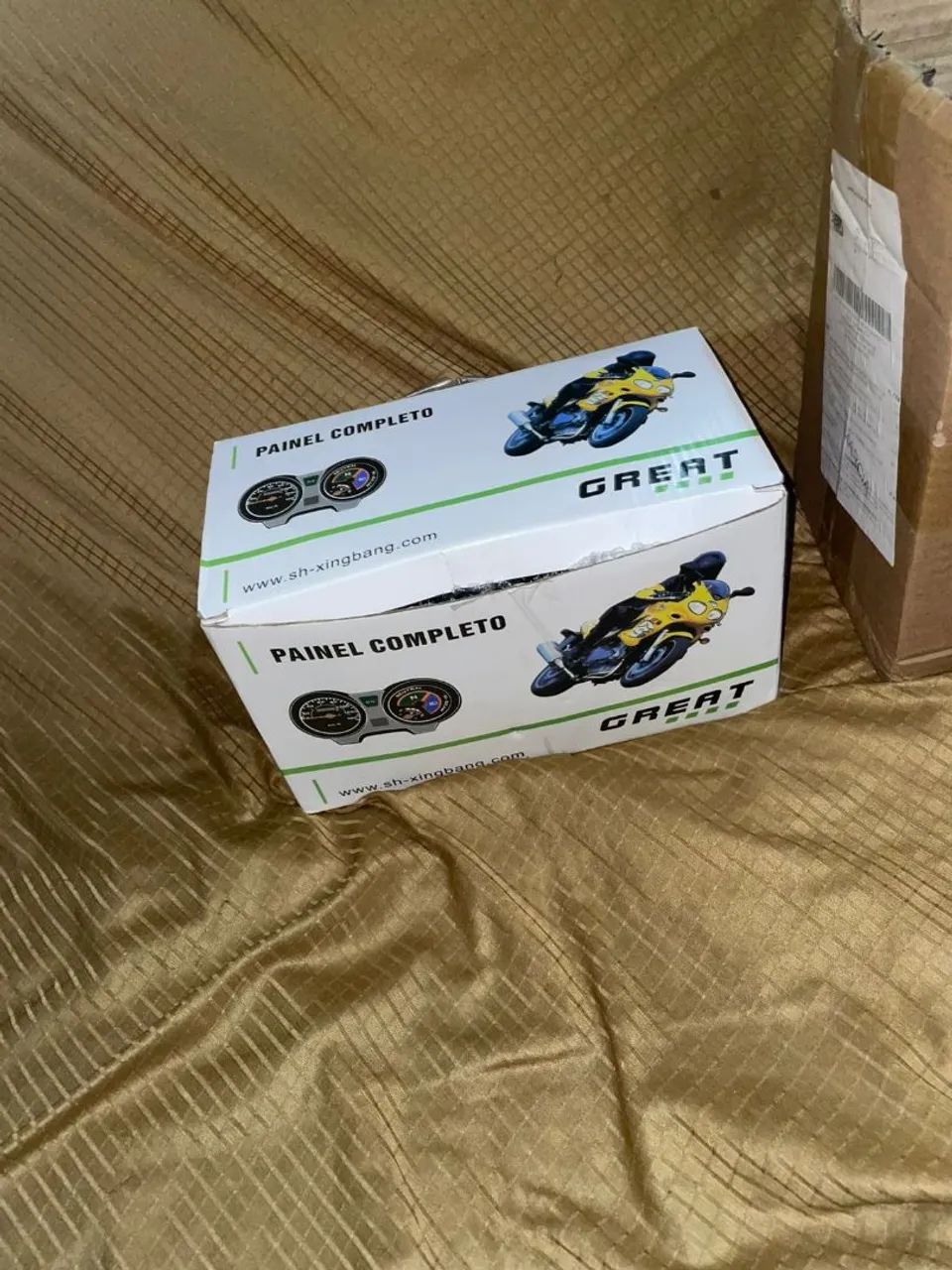 Caixa de farol completal + painel redondo+aranha + 4 setas e parafusos tudo novo - Foto 4