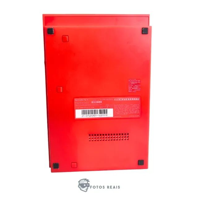 CONSOLE PLAYSTATION 2 SLIM CINNABAR RED JAPONÊS (SCPH-90000) NA