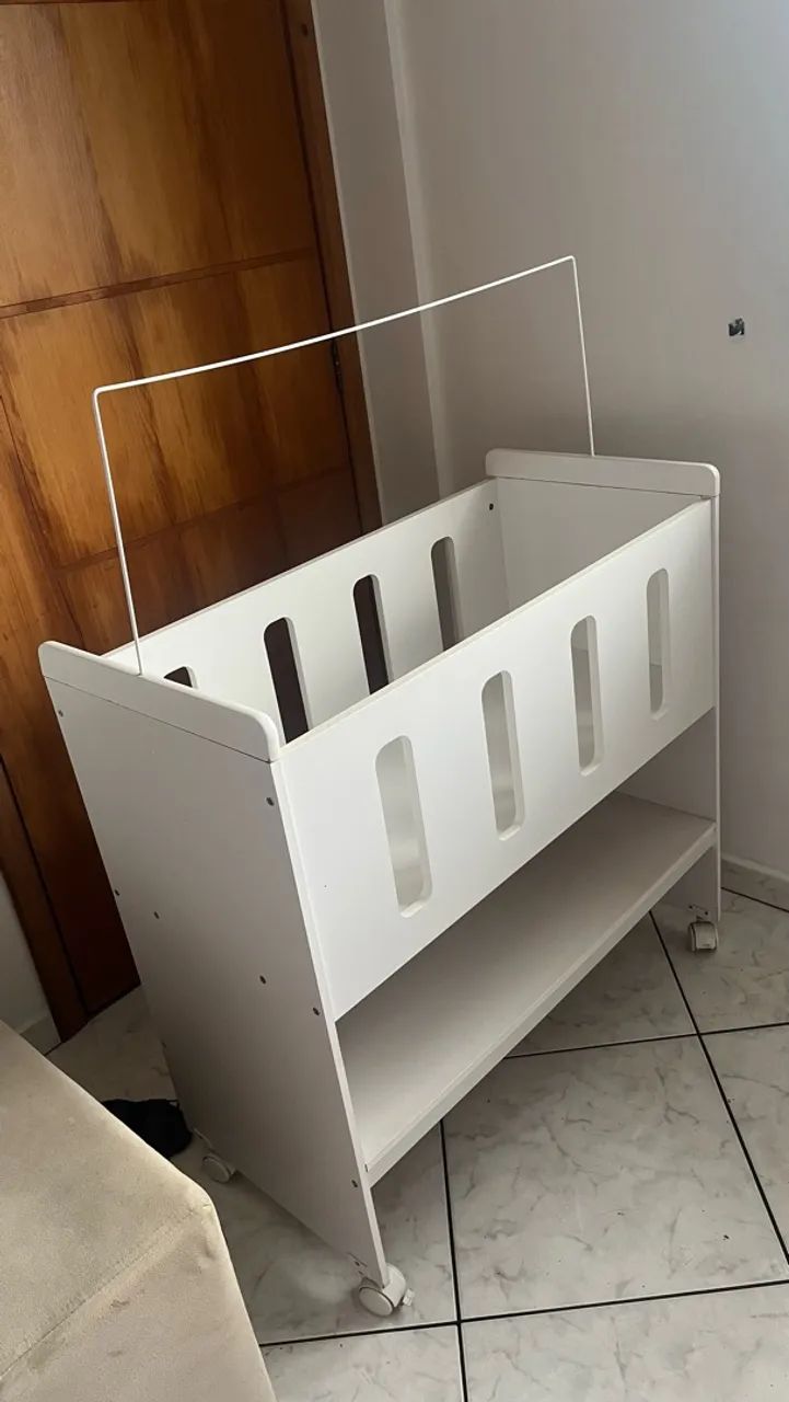 Mini berço branco  - Foto 2
