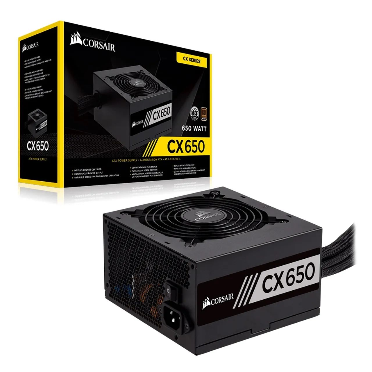 Fonte Corsair Serie CX650