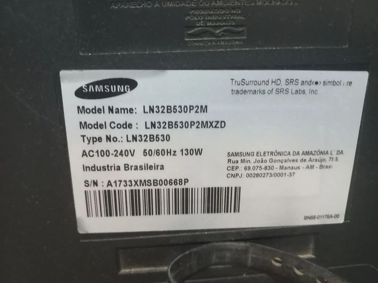 Tv samsung 32 (defeito) - Foto 3
