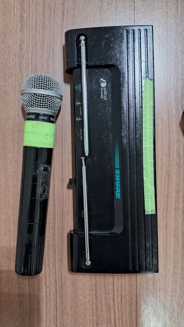 Mic shure diversity sem fio - Foto 2