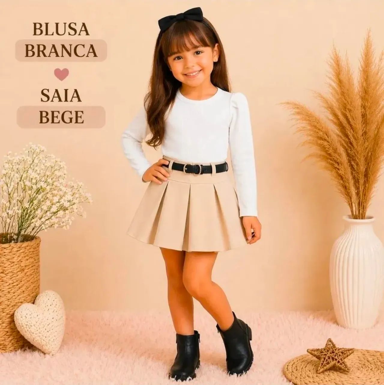 Conjunto menina estilosa 