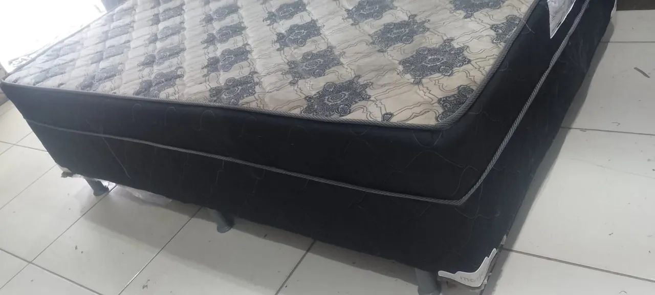 CAMA SEMI NOVA - ENTREGA GRÁTIS (CASAL DE ESPUMA) - Foto 5