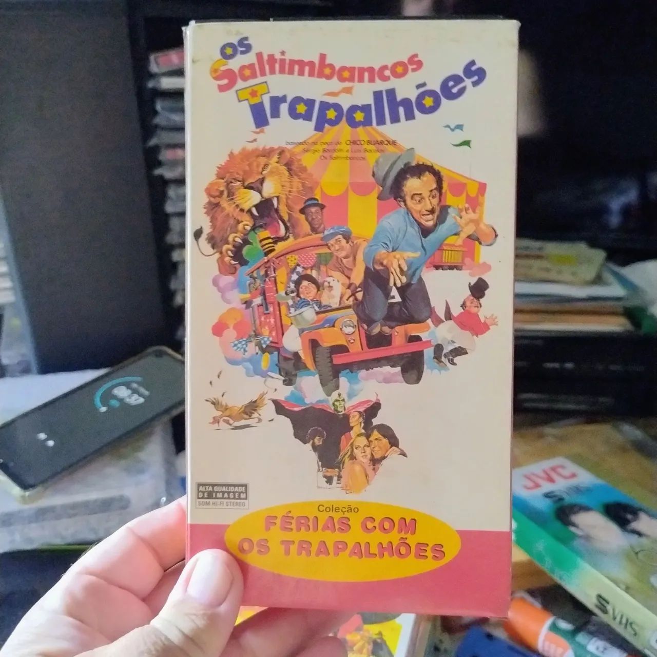 Fita VHS os saltimbancos trapalhões 