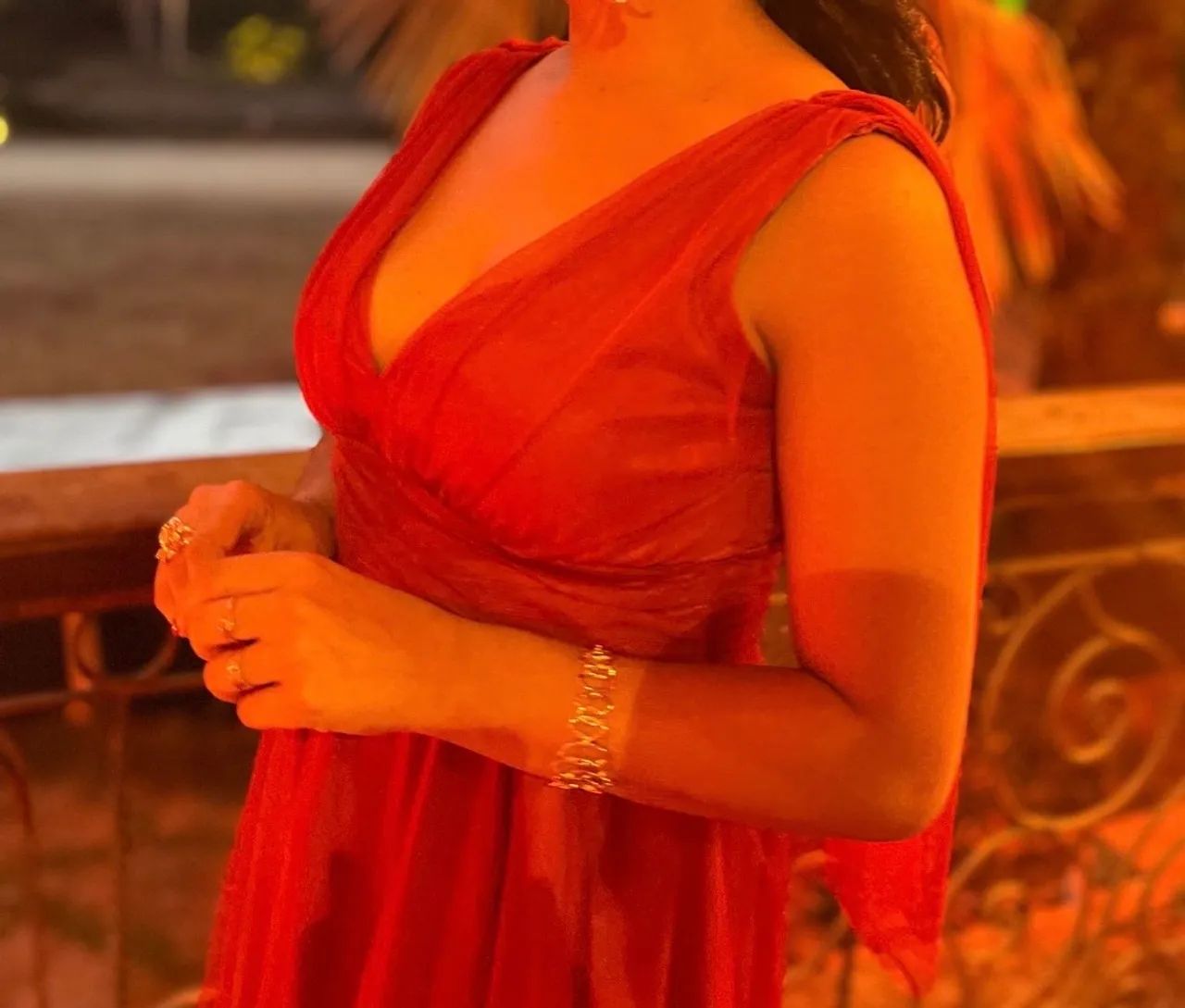 Vestido festa, formatura, madrinha, casamento, terracota, num-38 - Foto 4