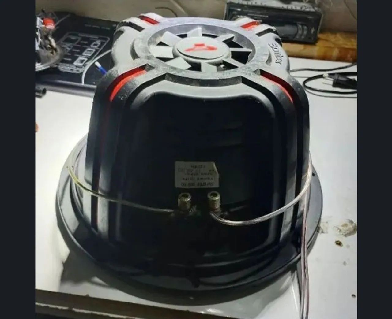 Barato Caixa 12 polegadas mais módulo Taramps troco por mesa de pebolim ou de bilhar  - Foto 3