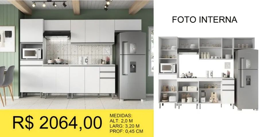 ARMARIO DE COZINHA A PRONTA-ENTREGA  - Foto 3