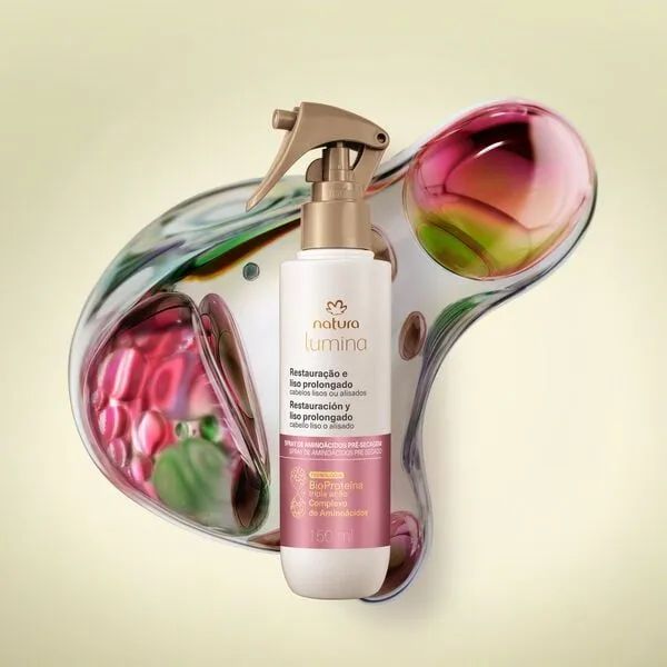 Spray de Aminoácidos Pré-Secagem Natura Lumina Restauração e Liso Prolongado