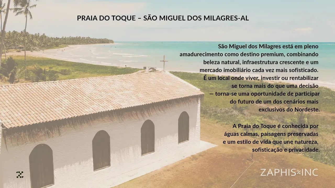 SÃO MIGUEL DOS MILAGRES -  Flat 31 m² com 1 quarto a 400m do mar - Foto 2