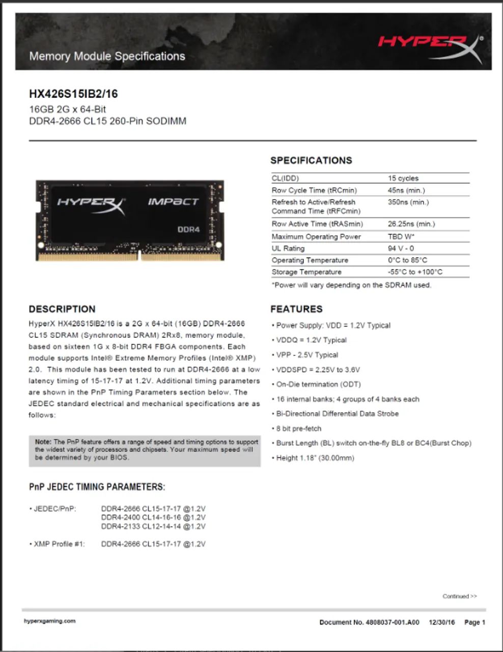 Memória RAM Kingston Hyperx Impact 32GB DDR4, CL14 para Notebook - Foto 5