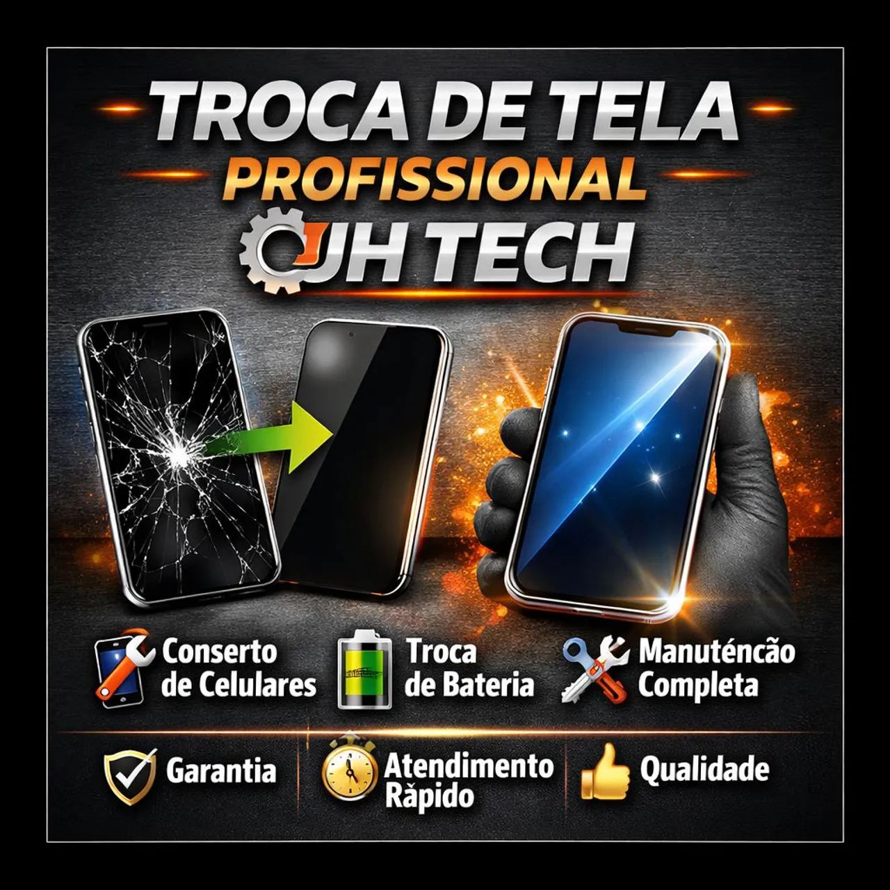 TROCA DE TELA - PREÇO ACESSÍVEL 
