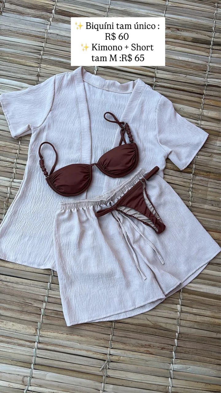 Kimono+short +biquini  - Foto 2