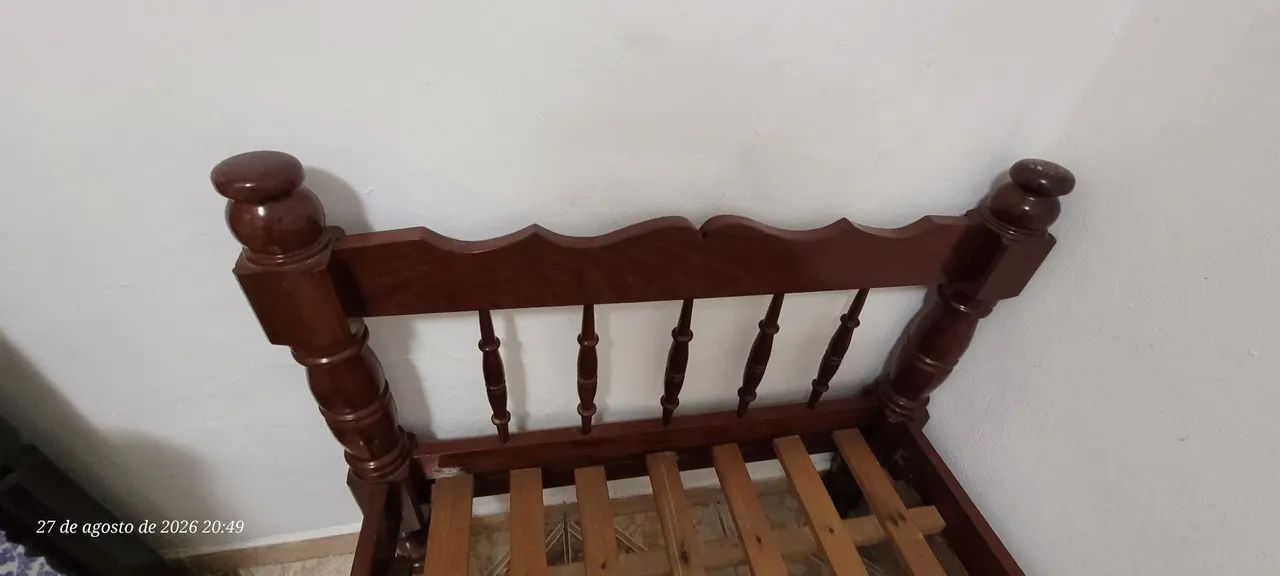 Cama madeira maciça solteiro  - Foto 2