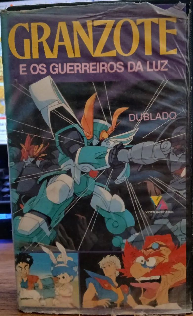 Vhs Anime Granzote e os guerreiros da luz - DVD, Blu-Ray e Vídeo