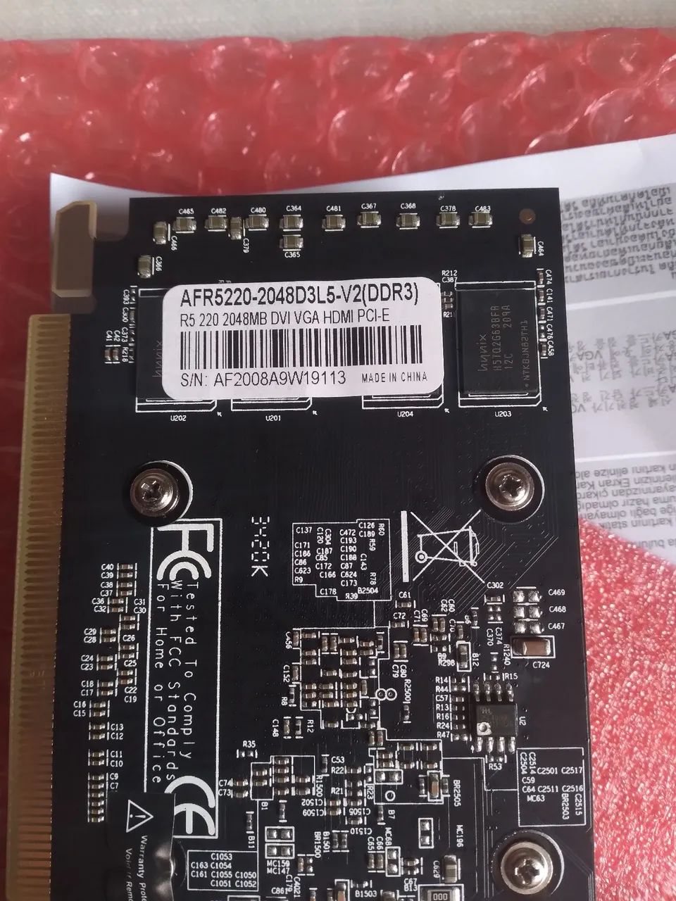 Placa de vídeo afox radeon R220 - Foto 2