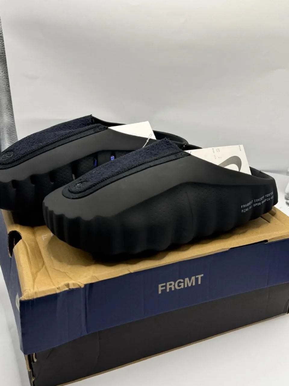 chinelo nike x fragment mind preto 40 - Foto 5