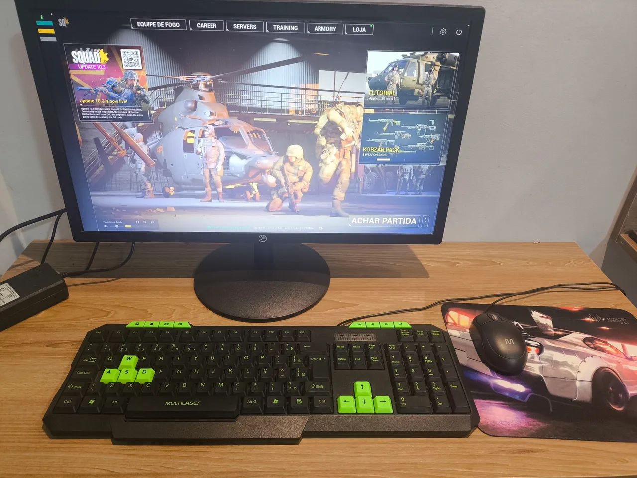PC gamer Intel core i5 - 10400F placa de vídeo NVidia GeForce GTX 1050 (2 GB) 8 GB de RAM