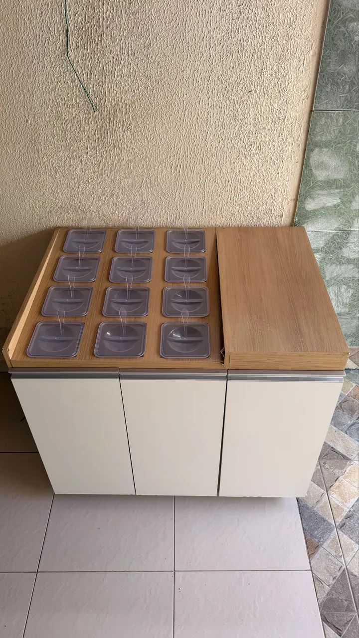 Bancada para acompanhamentos de açaí ou sorvete - Foto 3