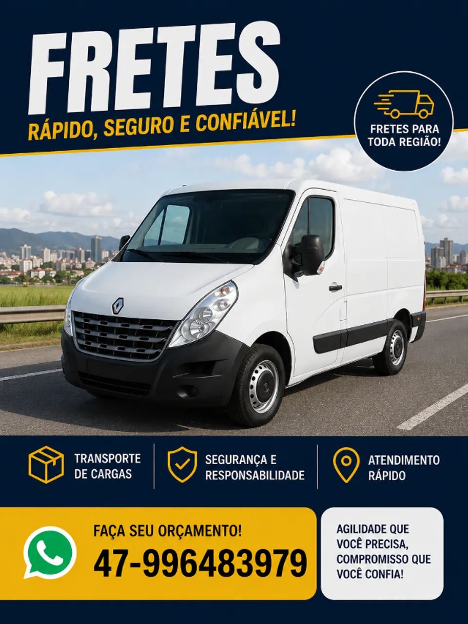 FRETES & LOGISTICA PARA TODA REGIÃO