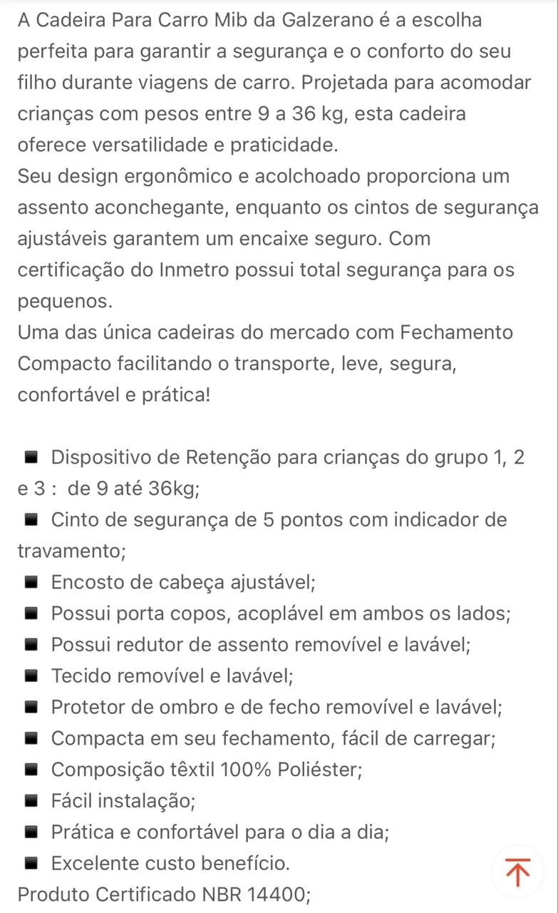 Cadeirinha para bebê  - Foto 3