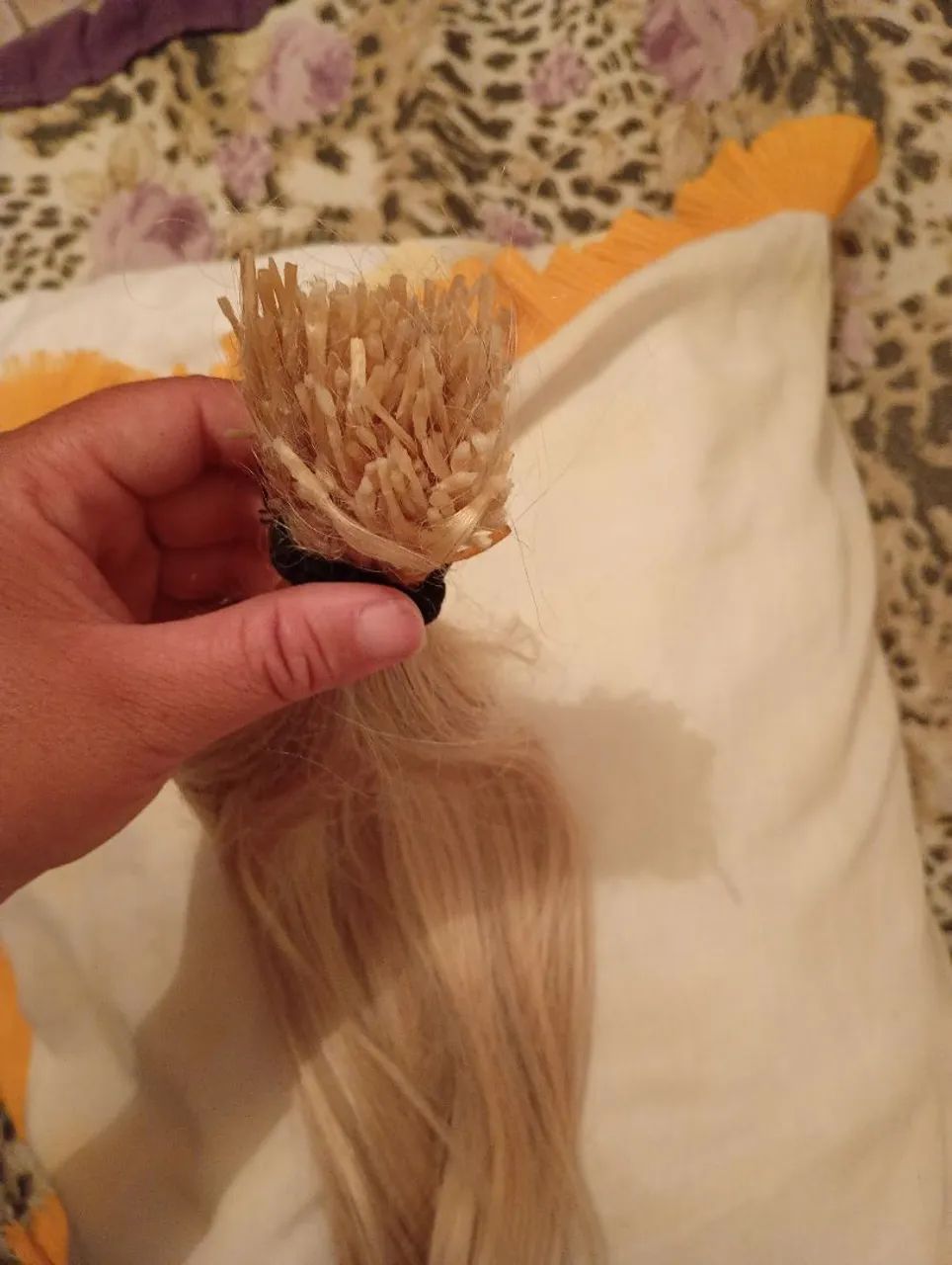 Cabelo humano loiro 55 cm 90 gramas - Foto 2