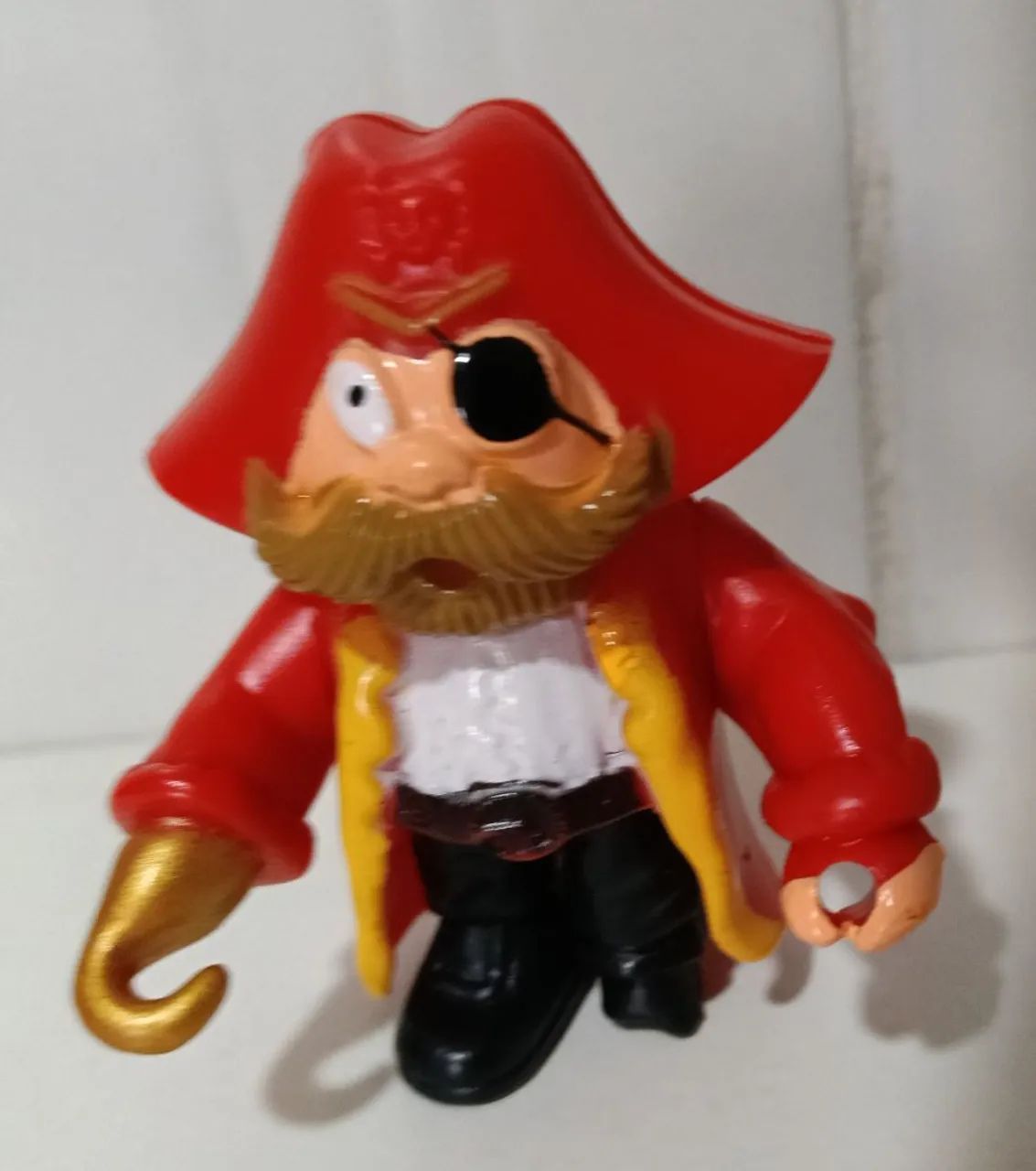 Boneco pirata barda ruiva 