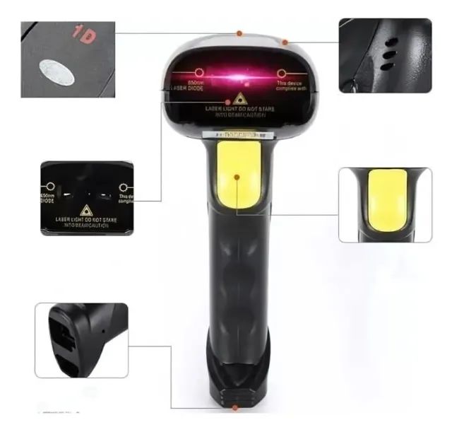 Leitor de Código de Barras LUGAO USB com Fio - Funcionando Perfeitamente - Foto 3