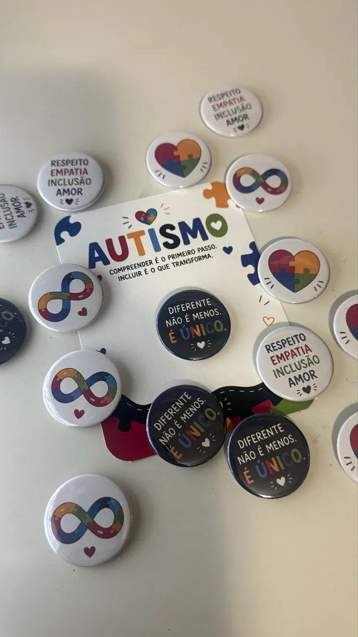 Kit 4 bottons Autismo - Foto 2