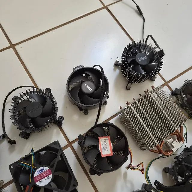 Lote 16 Coolers Processador Intel e AMD + Dissipadores - 19 Itens - Foto 3